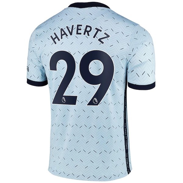 Camiseta Chelsea NO.29 Havertz 2ª 2020-2021 Azul